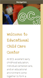 Mobile Screenshot of ec3kids.org