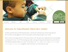 Tablet Screenshot of ec3kids.org
